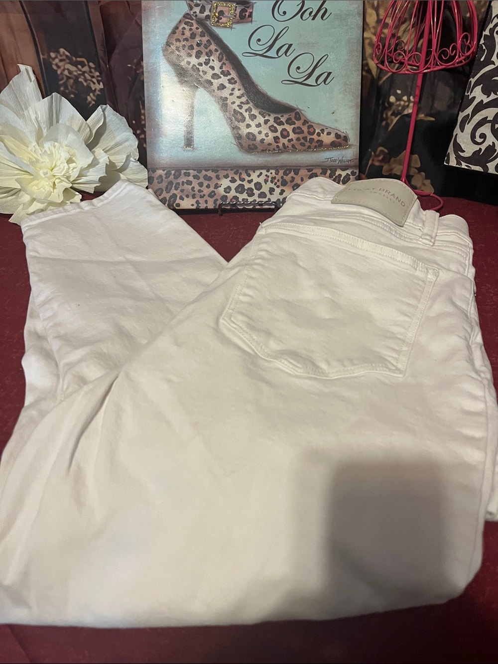 Lucky Brand Women’s White Skinny Jeans